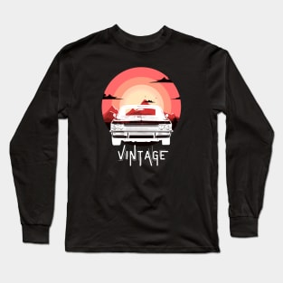 80s Car Long Sleeve T-Shirt